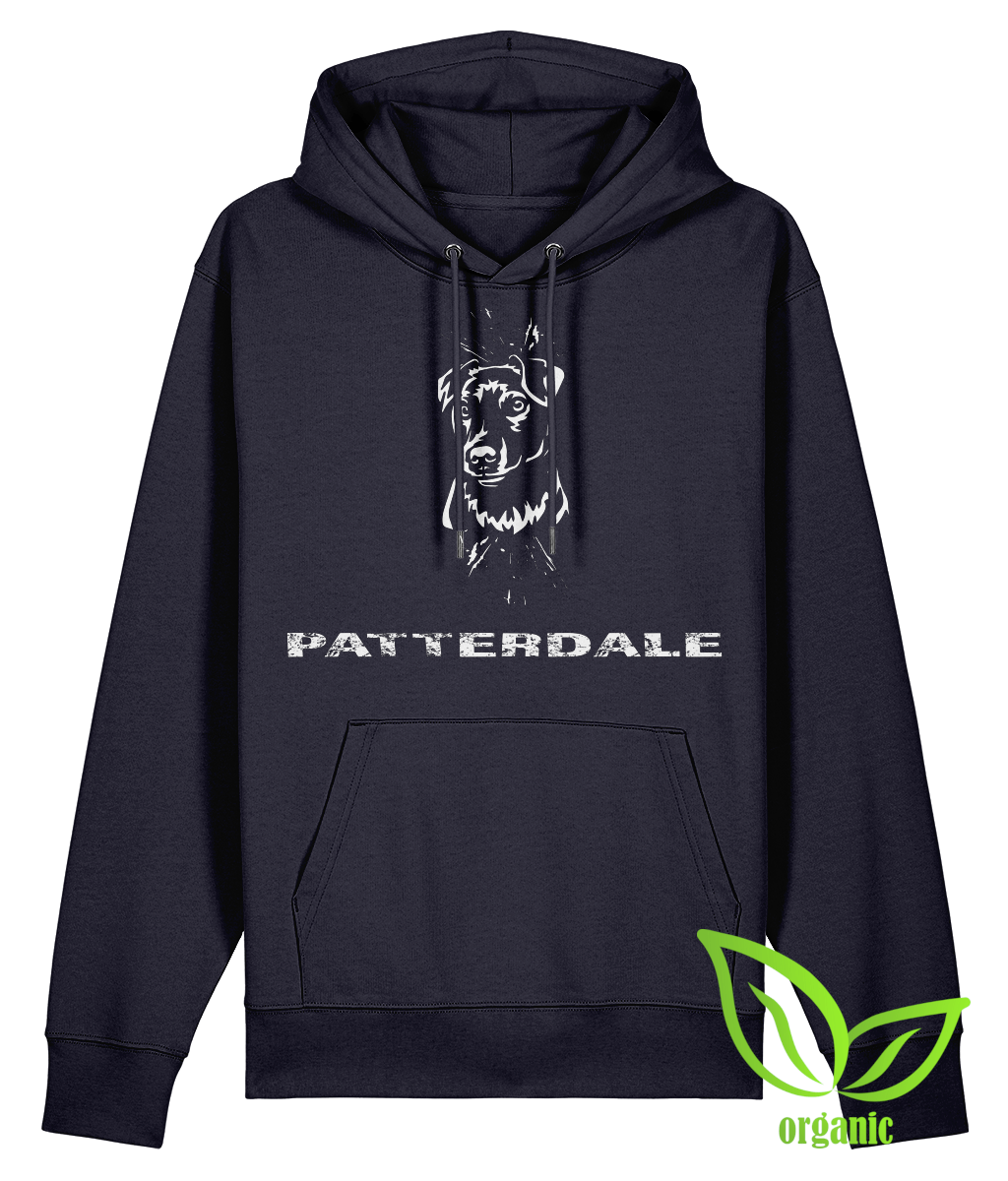 Navy patterdale unisex hoodie