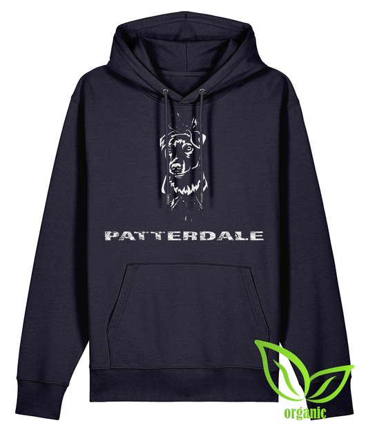 Navy patterdale unisex hoodie