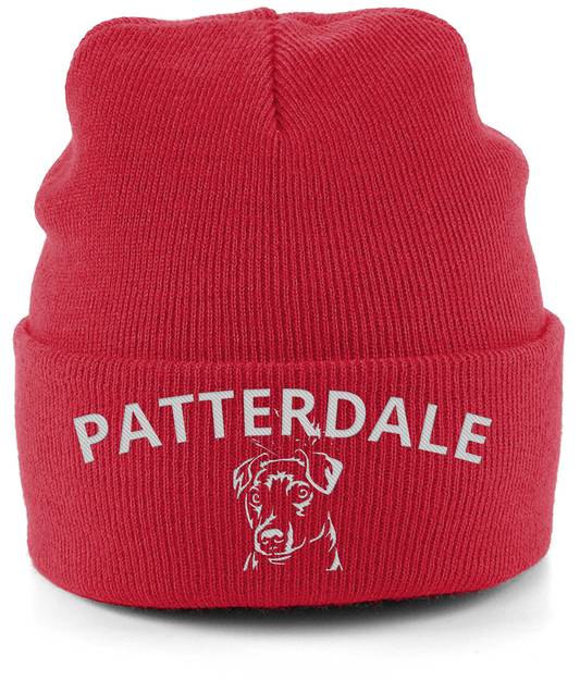Red Patterdale Unisex Beanie